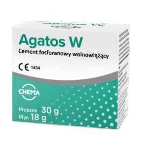 Agatos W cement fosforanowy wolnowiążący