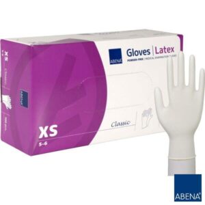 Rękawiczki lateksowe bezpudrowe op. 100szt