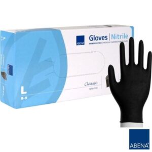 Rękawiczki Nitrylowe Abena op. 100szt Czarne - obrazek 4