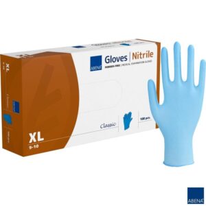 Rękawiczki Nitrylowe Abena op. 100szt Niebieskie - obrazek 5