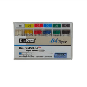Sączki papierowe DiaDent kalibrowane 04